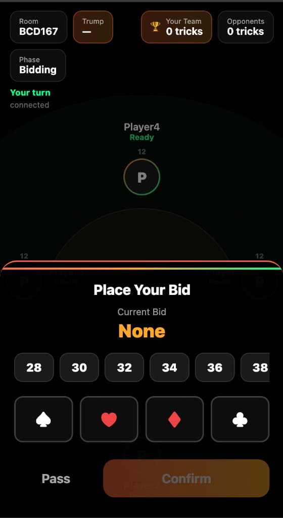 56 Card Game screenshot